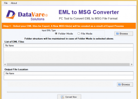 DataVare EML to MSG Converter Expert screenshot