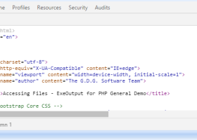 ExeOutput for PHP screenshot