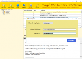 MSG To Office 365 Converter screenshot