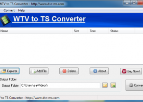 WTV to TS Converter screenshot