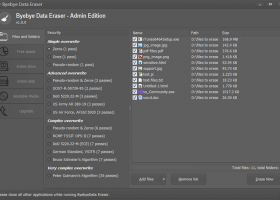 ByebyeData Eraser AdminEdtition screenshot