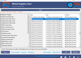 WinExt Registry Fixer screenshot