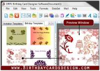 Birthday Cards Design Software screenshot