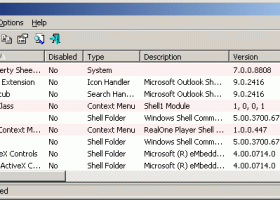 Portable ShellExView screenshot