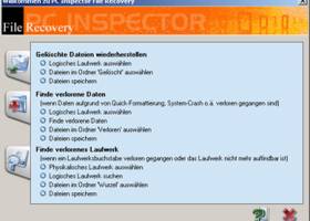 PC Inspector File Recovery screenshot