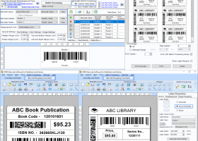 Publishers Barcode Label Maker Software screenshot