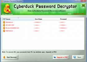 Password Decryptor for Cyberduck screenshot