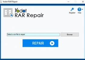 Yodot RAR Repair Software screenshot