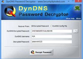 DynDNS Password Decryptor screenshot