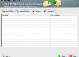 SysInfo PST Merge Software screenshot