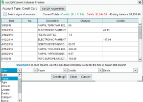 CSV2QIF Converter screenshot