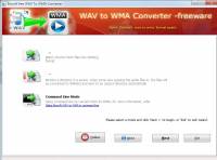 Boxoft WAV to WMA Converter (freeware) screenshot