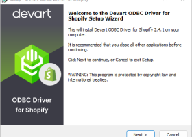 Shopify ODBC Driver by Devart screenshot