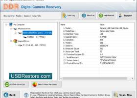 Digital Camera Data Restore screenshot