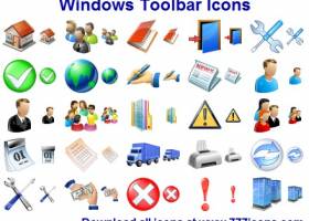 Windows Toolbar Icons screenshot