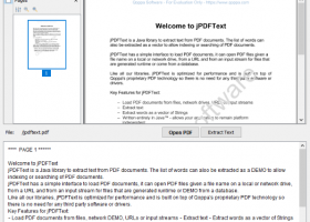 jPDFText screenshot