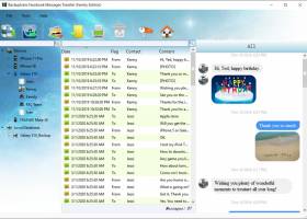 Backuptrans Facebook Messages Transfer screenshot