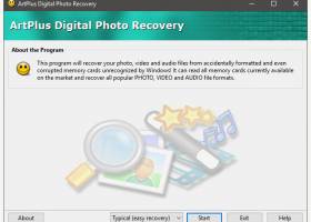 Art Plus Digital Photo Recovery screenshot