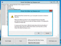 Hosts File Editor screenshot