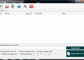 PDF Files Text Extractor screenshot