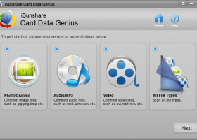 iSunshare Card Data Genius screenshot