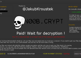 Avast Decryption Tool for NoobCrypt Ransomware screenshot