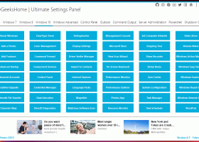 Ultimate Settings Panel screenshot