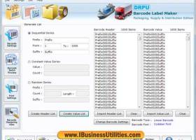 Barcode Labels for Packaging Supply screenshot