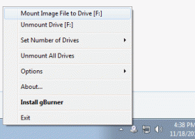 gBurner Virtual Drive screenshot