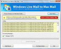 Export Emails from Vista Mail to Apple Mail screenshot