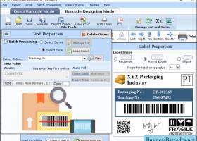 Packaging Barcodes Maker Application screenshot