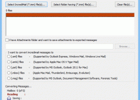 Import IncrediMail to Outlook 2010 screenshot