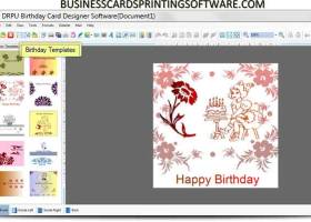 Birthday Cards Printing Software screenshot