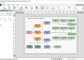 ClickCharts Free Diagram and Flowchart Maker screenshot