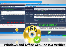 Windows and Office Genuine ISO Verifier screenshot