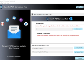 SysInfoTools PST to EML Converter screenshot