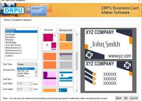 Industrial Visiting Card Creator Program screenshot