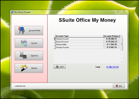 SSuite Office - My Money screenshot