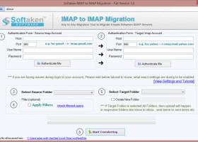 Softaken IMAP to IMAP Migration screenshot