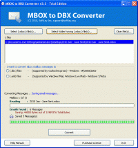 SoftLay MBOX to DBX Converter screenshot