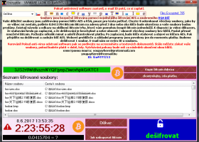 Avast Decryption Tool for Globe Ransomware screenshot