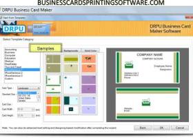 Business Cards Printing Software screenshot