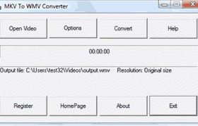 MKV To WMV Converter screenshot