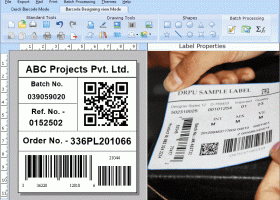 Retail Business Label Printing Software screenshot