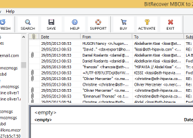 MBOX Mailbox to Zimbra Migration screenshot