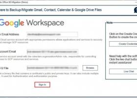 SysInfoTools Google Workspace Backup Tool screenshot