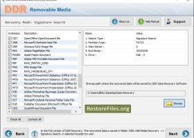 Restore Files Software screenshot