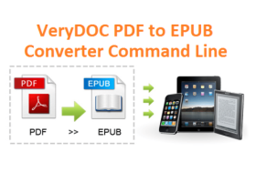 VeryUtils PDF to ePub Converter Command Line screenshot