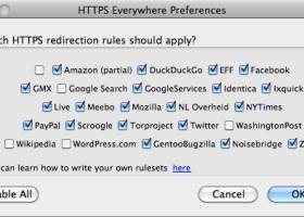 HTTPS Everywhere screenshot