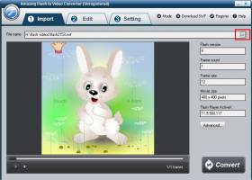 Amazing Flash to Video Converter screenshot